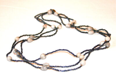 Simple Black and White Necklace